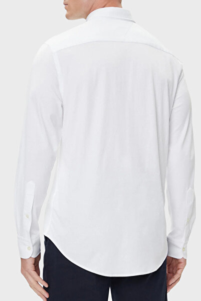 Tommy Hilfiger Pamuklu Regular Fit Düğmeli Yaka Uzun Kollu Gömlek Erkek GÖMLEK MW0MW39418 YCF