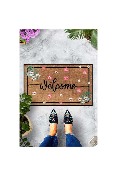 Chilai Home 877CHL1179 Entrance Door Mat, 40x60 cm, PVC, Brown