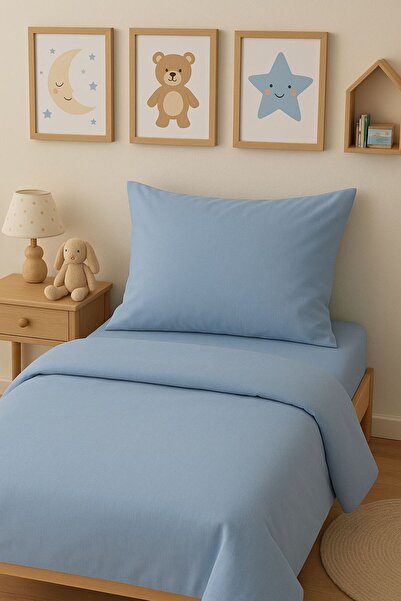 ayçiçek home غطاء لحاف وملاءة سرير فردية 120*200 بدون رباط، غطاء وسادة مزدوج ...