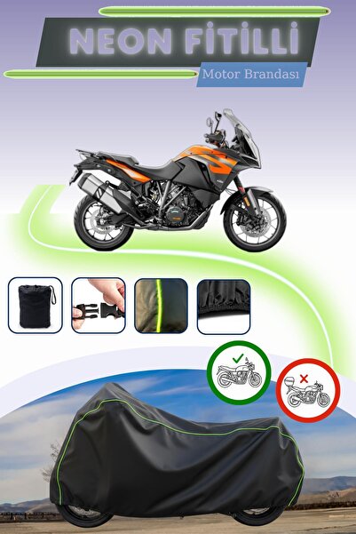 Cemku Cool قفل أسود قماش مجدّل حقيبة متوافق مع دراجة KTM 1290 Super Adventure S