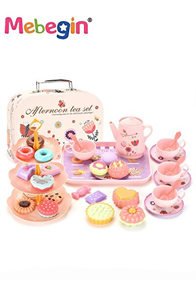 MEBEGIN طقم شاي للبنات الصغيرات، هدية عيد ميلاد لعمر 3 سنوات فما فوق، ألعاب أ...
