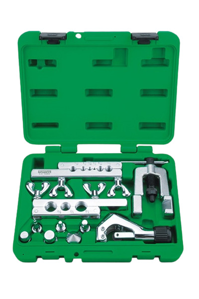TOPTUL Pipe and duct flaring kit model JGAI1001, 45 degree flaring angle, storage box