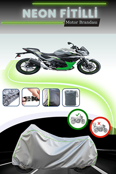 Cemku Cool قماش دراجة نارية رمادي اللون متوافق مع نيون فيتيل كاواساكي نينجا 7 هايبرد
