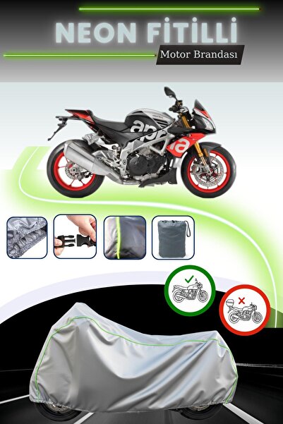 Cemku Cool غطاء دراجة نارية رمادي اللون متوافق مع نيون فيتيل أبريليا تونو V4 ...