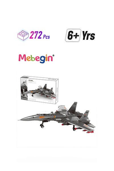 MEBEGIN مجموعة مكعبات بناء نموذج طائرة هليكوبتر، مجموعة مكعبات بناء طائرة عسك...