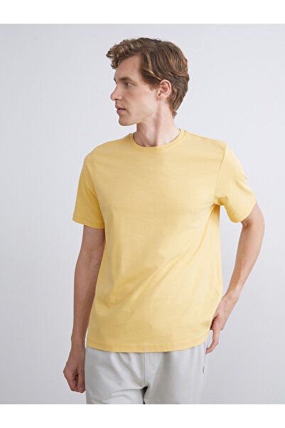 LC Waikiki New Season Crew Neck Combed Cotton Men's T-Shirt