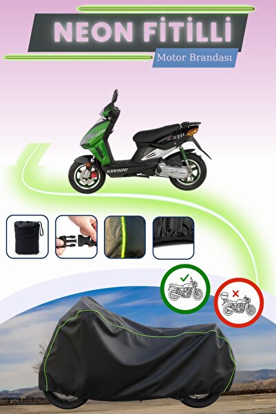 Cemku Cool غطاء محرك متوافق مع نيون فيتيلي كيواي ماتريكس 150 باللون الأسود