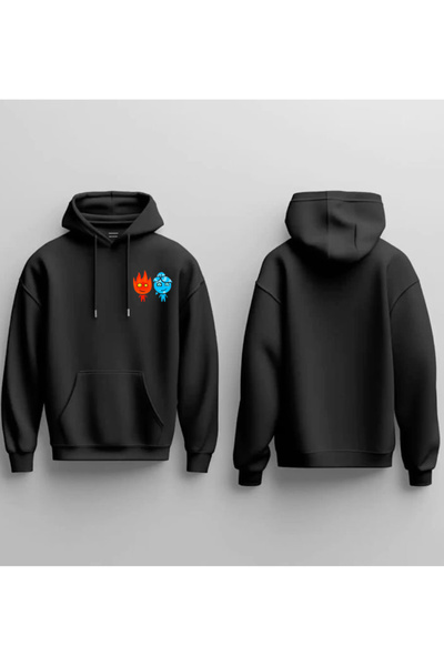 Sebesta Fashion سترة بغطاء للرأس من القطن بثلاثة خيوط مطبوعة رقميًا من SEASON...