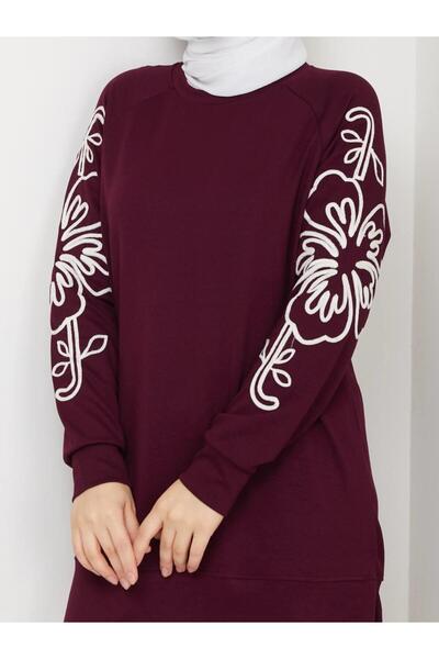 Nergis Neva Butik Tunic with sleeve detail and side slit