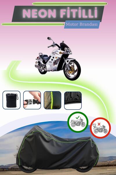 Cemku Cool Black Neon Corded Fabric Rear Bag and Lock Mismatched Dorado Corvu...