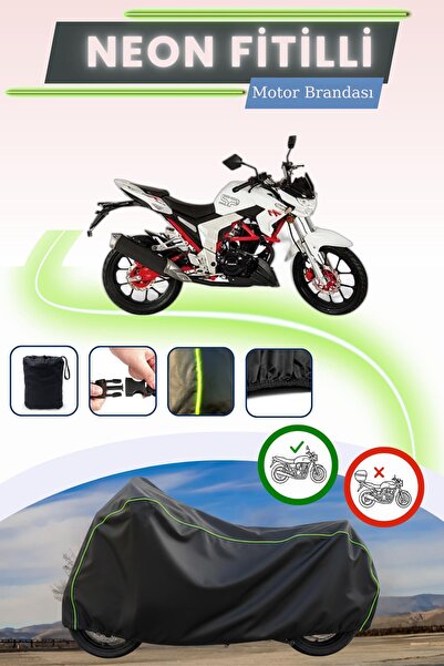 Cemku Cool أسود قماش مجدّل حقيبة، غطاء محرك فالكون شارب 200 بدون قفل