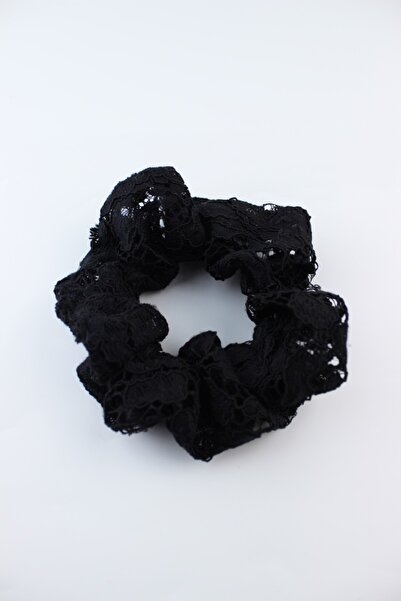 İLKYAZ Cataramă din cauciuc din material textil cu model din dantelă - Negru