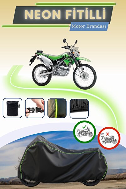 Cemku Cool قفل أسود قماش مجدّل حقيبة، لا يناسب غطاء المحرك الخاص بدراجة كاواس...