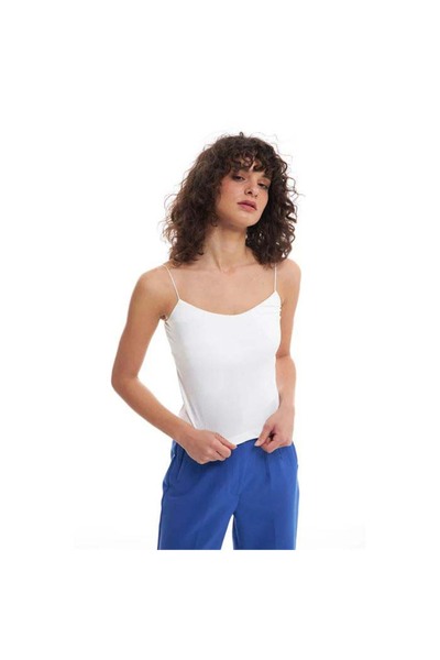 Quzu Ecru Women's Blouse 22298