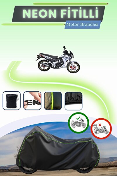 Cemku Cool أسود قماش مجدّل حقيبة، غطاء محرك يوكي ستار 100 بدون قفل