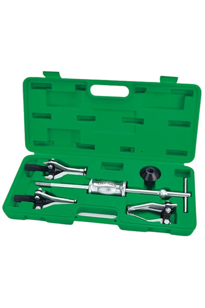 TOPTUL JGAI0502 sliding hammer kit, length 425 mm, with 3-jaw heads, intended for extraction