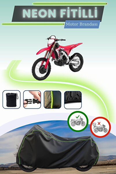 Cemku Cool غطاء محرك متوافق مع نيون فيتيل هوندا CRF 450 X باللون الأسود