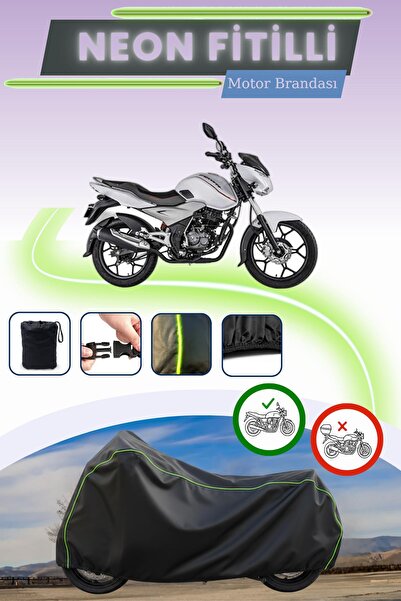 Cemku Cool غطاء محرك متوافق مع نيون فيتيلي باجاج ديسكفر 125 إس تي باللون الأسود