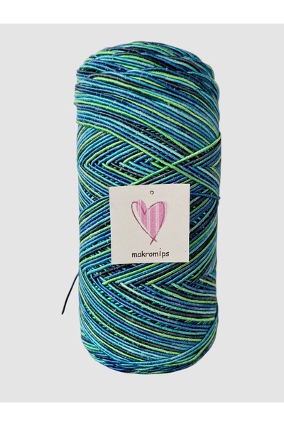 Makromİps 200gr slim supra batik marble waxed yarn macro brand bag runner american service hobby hand knit yarn