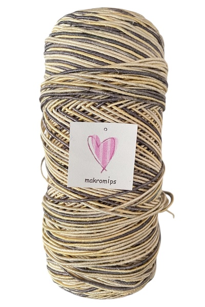 Makromİps 200Gr Slim Supra Batik Ebru Mumlu Ip Makrome Brand Bag Runner American Service Hobby Hand Knitting Yarn