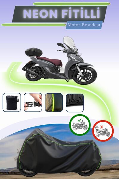 Cemku Cool غطاء محرك متوافق مع دراجة كيمكو بيبول إس 125 آي، متوافق مع نظام ال...