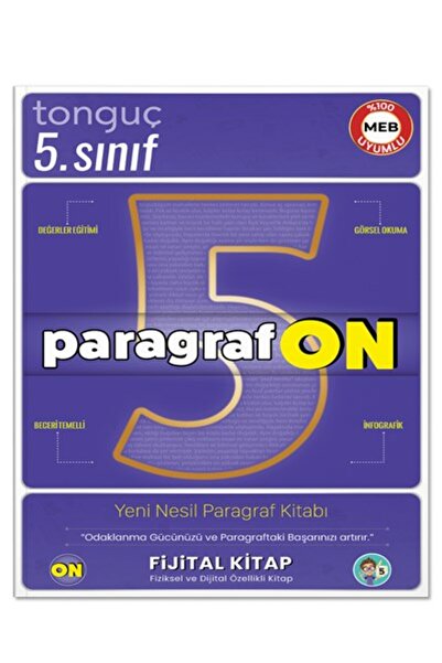 Tonguç Yayınları 5. Sınıf ParagrafON Soru Bankası -