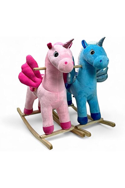 My modern game Wooden Unicorn Rocking Horse for Kids, Riding Toy, Rocking Toys for Children Ages 2-6