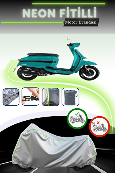 Cemku Cool قماش دراجة نارية متوافق مع لون الرمادي ومتوافق مع نيون فيتيلي لامب...