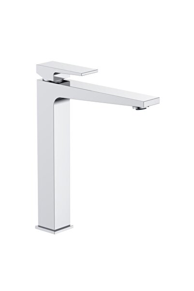 INFINITY Single Lever Basin Mixer, Ceramic Cartridge, Chrome Finish, Pop-up Waste, Deck Mount, 205m