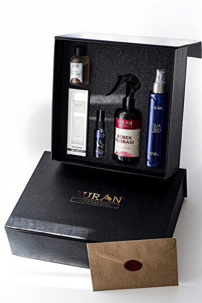 AURAN 5’li Özel Hediye Kutusu, Koku Deneyimi Hediye Seti (Parfüm, Oda Kokusu,...