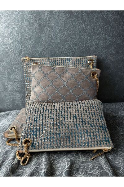 hotchillypepper Zincir Saplı 2 li Clutch Çanta