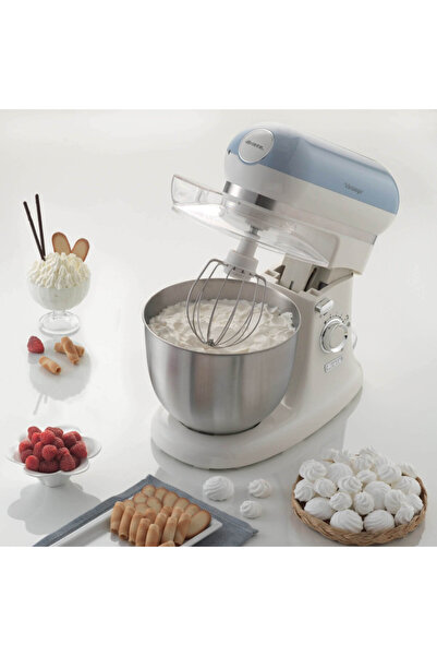 ARIETE Mixer planetar VINTAGE 1588/05, 2400W, 5,5 l, 7 viteze, Pulse, Retro, Alb/Albastru deschis