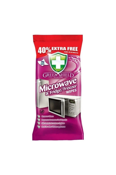 Green Shield Șervețele de curățare pentru cuptorul cu microunde, frigider, congelator, 70 de bucăți