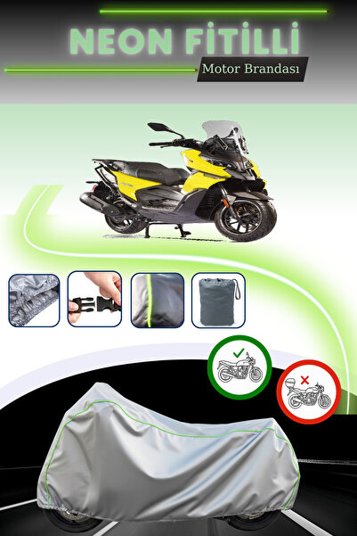 Cemku Cool غطاء محرك رمادي قماش مجدّل حقيبة من موتولوكس راغنر 250 بدون قفل