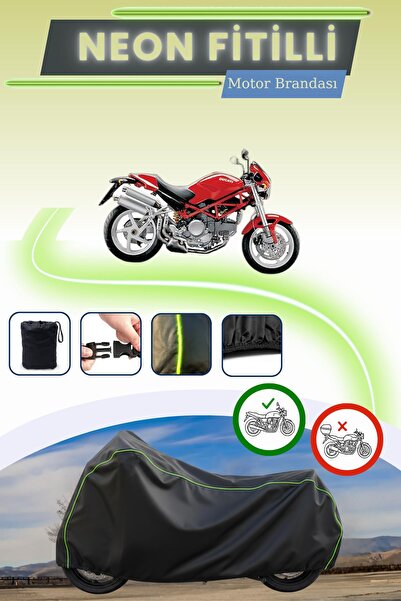 Cemku Cool غطاء محرك متوافق مع نيون فيتيللي دوكاتي S2R 800 باللون الأسود