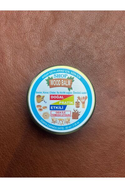 shop Ahşap bakım kremi 60ml doğal, gıda ile temasa uygun, besler, korur, cilalar, ömrünü uzatır wood balm