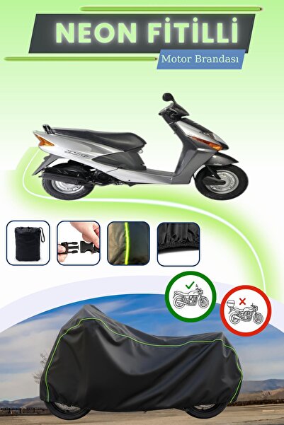 Cemku Cool قفل أسود قماش مجدّل حقيبة، لا يناسب دراجة هوندا SCV 100 F بيت موتور