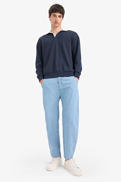 DeFacto Erkek Sweat E6523AX/NV64 NAVY