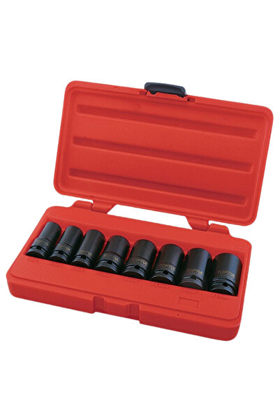 TOPTUL Trusa extractoare prezoane roti 8 piese JGAI0802, prindere patrat 1/2 ...