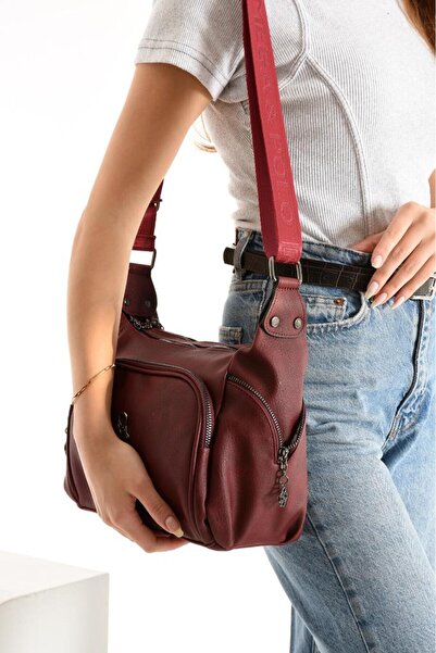 Baginn Women's Messenger Bag Crossbody Faux Leather Shoulder Bag 32*22 cm Mega Daily Shoulder Bag
