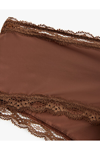 Koton Yüksek Bel Dantelli Hipster Külot