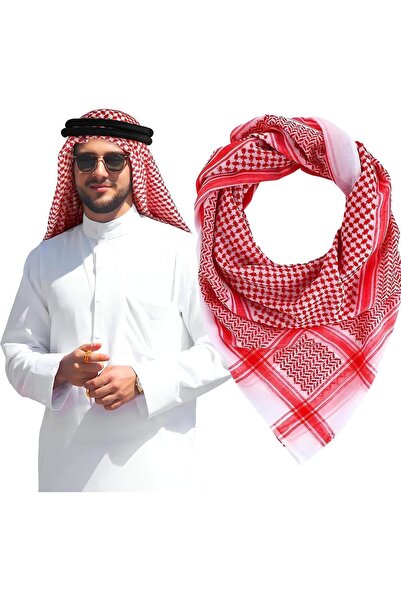 ZARORA وشاح رأس شماغ عربي من مارتيرا، كوفية شماغ صحراوي من الشرق الأوسط، وشاح...