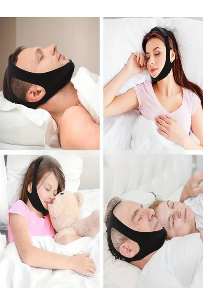 Ankaflex Unisex Kadın Erkek Ayarlanabilir Uyku Horlama önleyici Çene Bandı Ho...