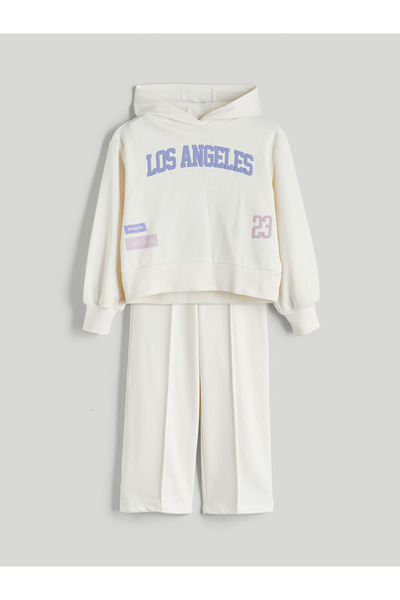 LC Waikiki Lcwk Iz Children's Hooded Tracksuit Set