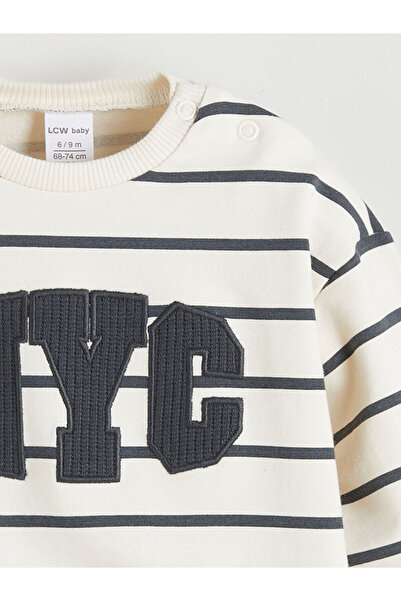 LC Waikiki Embroidered Baby Boy Sweatshirt and Pants