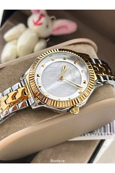 FERRO Women's Wristwatch, Silver Sar Io Color Steel Band Vip Model, Bracelet Gift