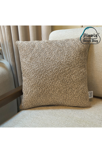 PixelsBeanBag Pixel Bean Bag Square Boucle Cushion Cover 45x45 cm (without filling)
