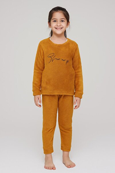 FAMES PİJAMA Winter Plush Children's Suit