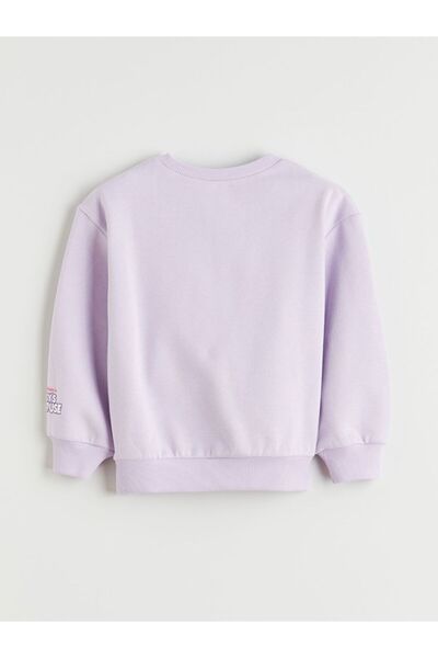 LC Waikiki LCW Kids Bisiklet Yaka Gabby's Dollhouse Baskılı Kız Çocuk Sweatshirt ve Tayt