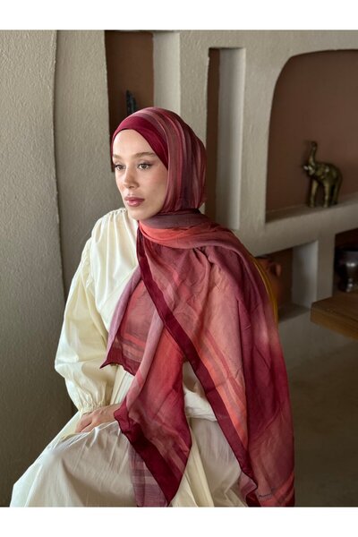 Modakaşmir Sunset Desen Bambu Şal